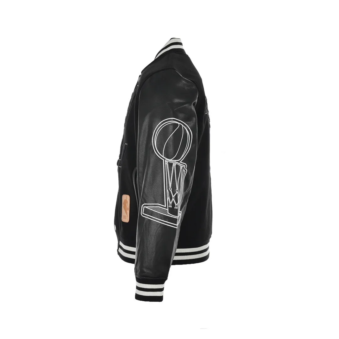 Louis Vuitton & NBA 21Fw joint baseball jacket